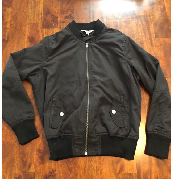 Hot Kiss Jackets & Blazers - Hot Kiss Black Bomber Jacket - Large